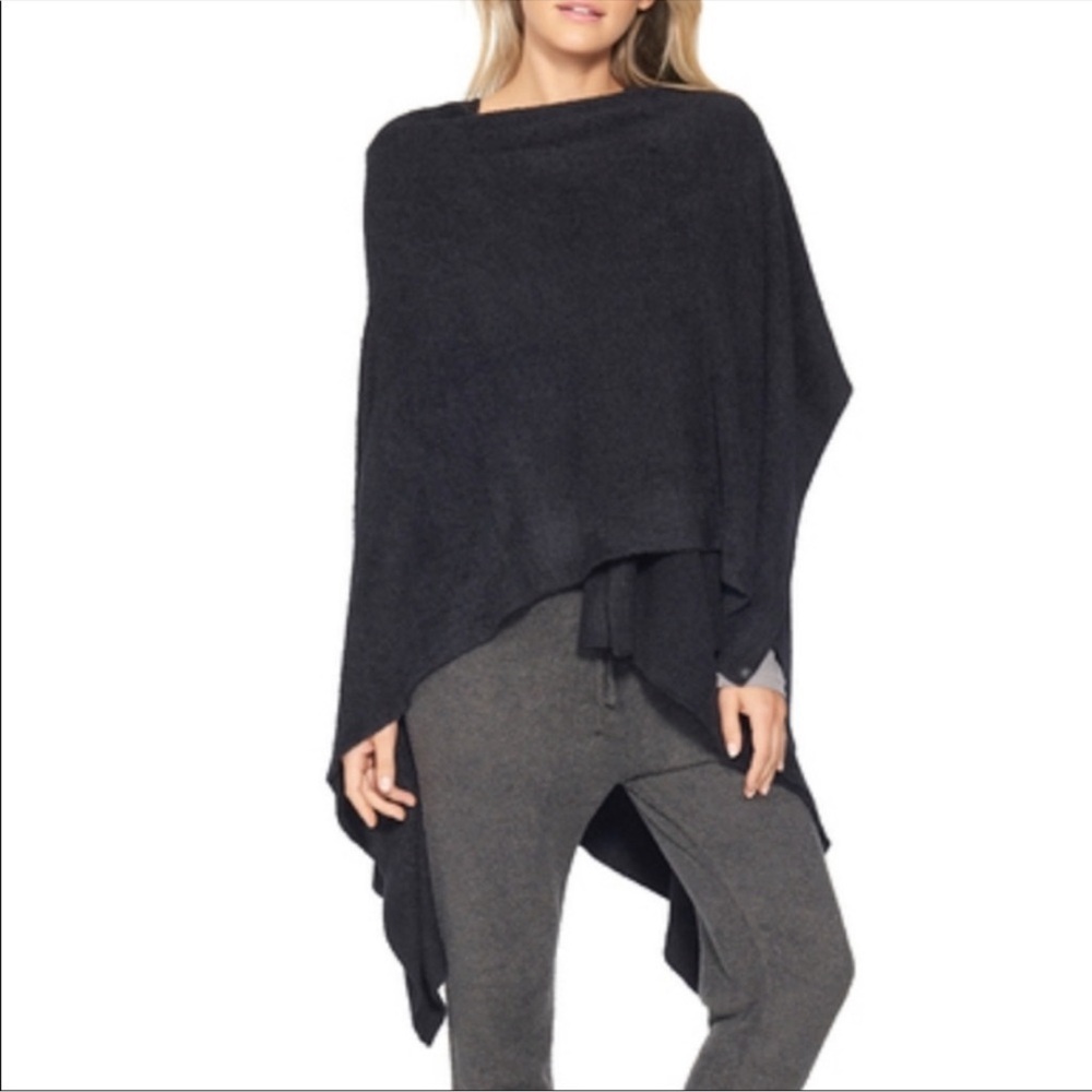 Barefoot Dreams Cozy Chic Lite Weekend Wrap Black